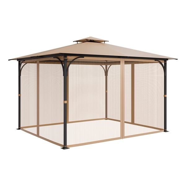 Paviljongnät, 275x340x220 cm, Khaki, Nätgardin