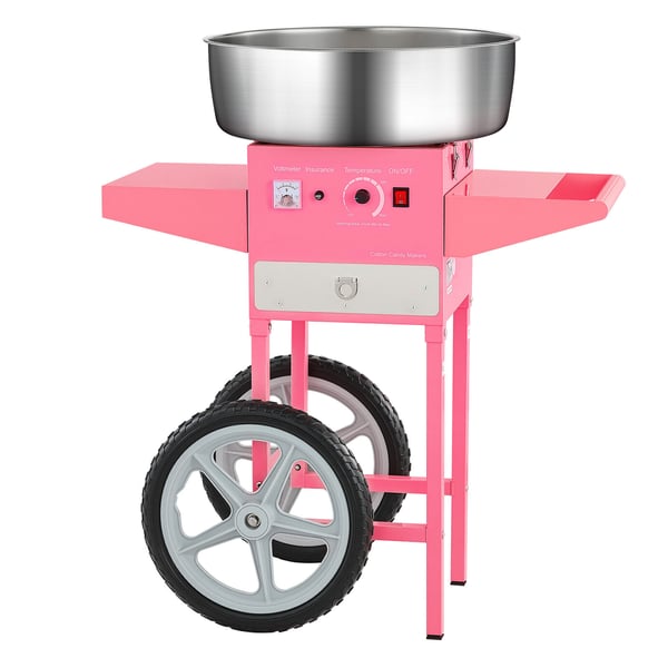 Candyflossmaskine, 81,9x52x85,5 cm, Pink, Rustfrit stål