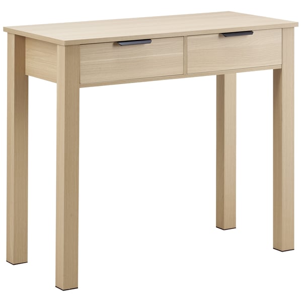 Børneskrivebord, 87x39.5x75.1 cm, Lys Træ, MDF