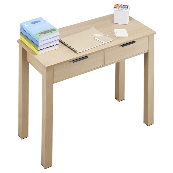 Lasten kirjoituspöytä, 87x39,5x75,1 cm, vaalea puu, MDF