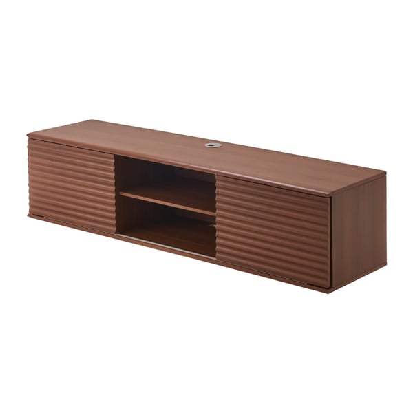 Flydende TV-bord, 152x39x36.8 cm, Valnød, Opbevaring