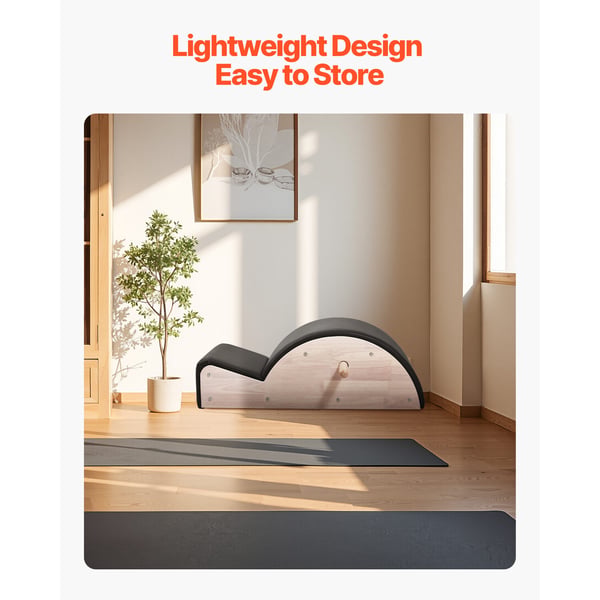 Pilates selkärangan korjaaja 93x42x33 cm kumipuuta kuntoiluväline