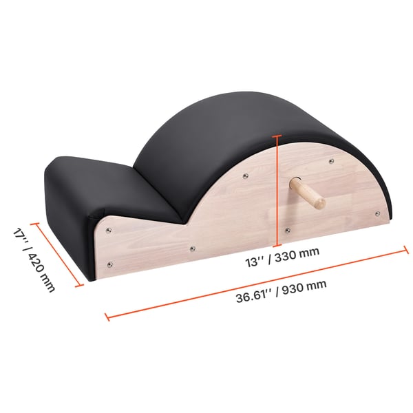Pilates selkärangan korjaaja 93x42x33 cm kumipuuta kuntoiluväline