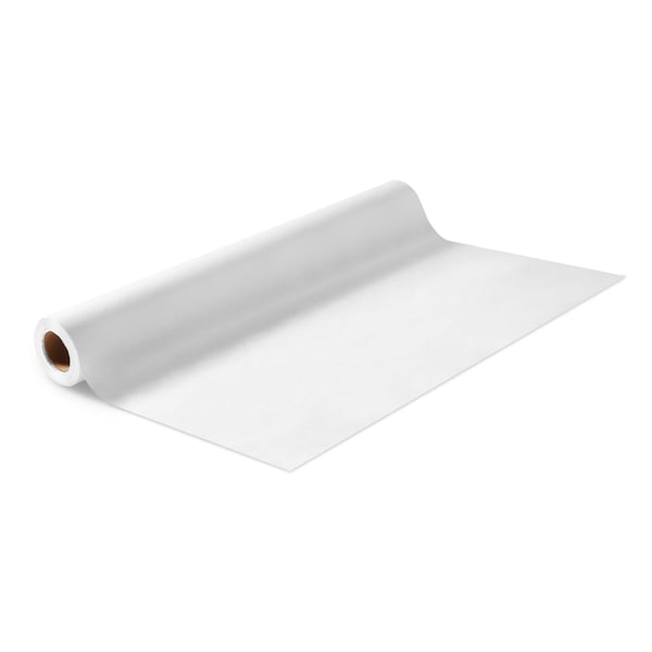 Medicinskt undersökningsbords­papper, 21x6865 cm, Vit, Engångsskydds­rullar