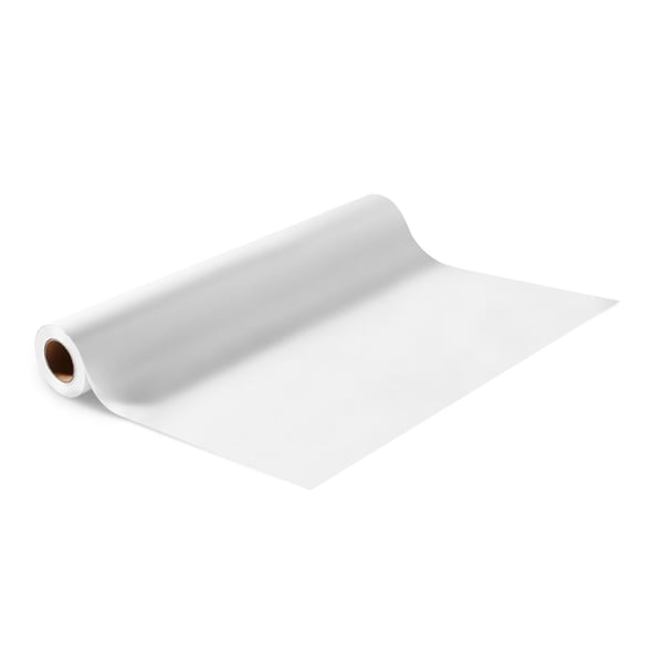 Medicinsk undersøgelsesbordpapir, 45,7x6865,8 cm, hvid, engangsbeskyttelse