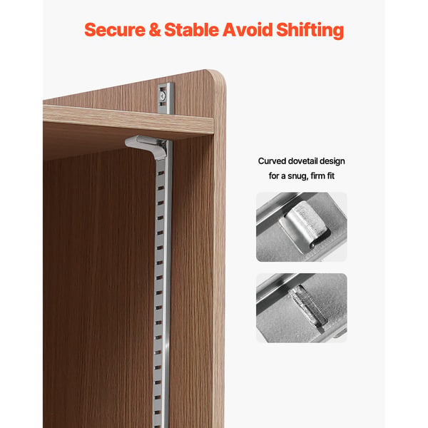 Hyldeklemmer, Justerbar stål, 17x22,3x40 mm, Sølv