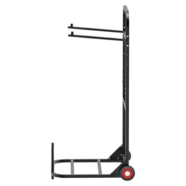 Sammenklappelig stolvogn, 1100x565x580 mm, Sort, Metalopbevaring