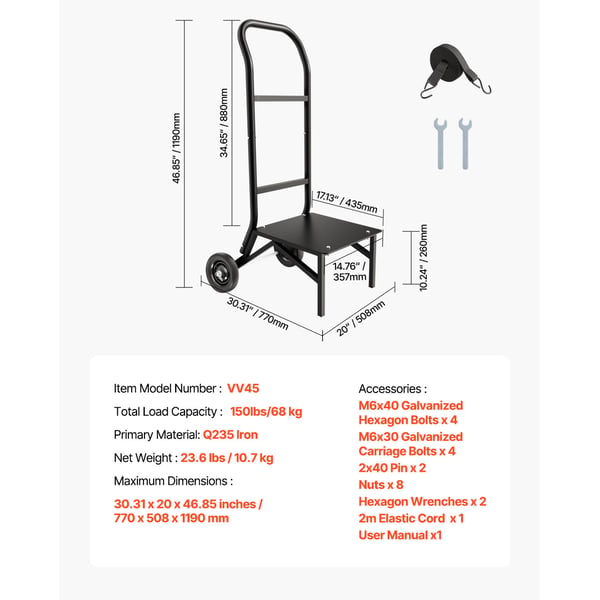 Sammenklappelig stolestativ, 77x50,8x119 cm, Sort, Metalopbevaring
