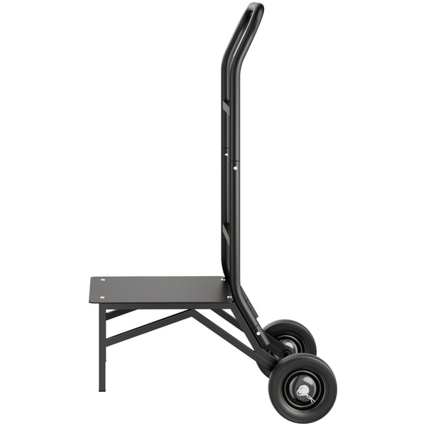 Sammenklappelig stolestativ, 77x50,8x119 cm, Sort, Metalopbevaring