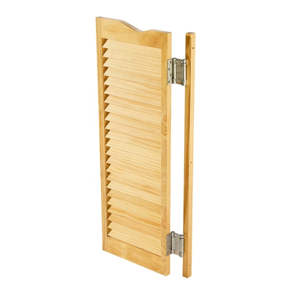 Saloon Døre, Bueformet Top 81,3x106,7 cm, Træfarve, Fyrretræ