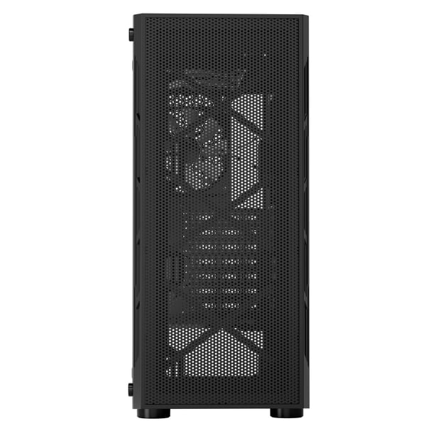 PC Gaming Chassi, Mid-Tower, 320 mm GPU-stöd, Härdat Glas, Stål