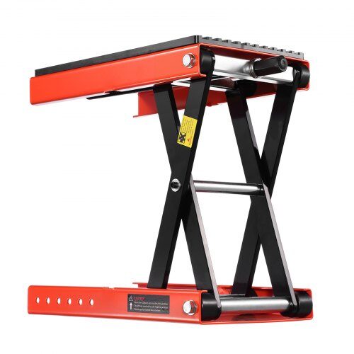 Motorcykel løftebord, 42x24x10.5 cm, stål, reparationsstander