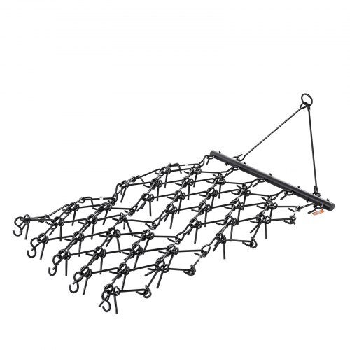 Slæbeharve, 225x114x11 cm, Stål, Jordforberedelse