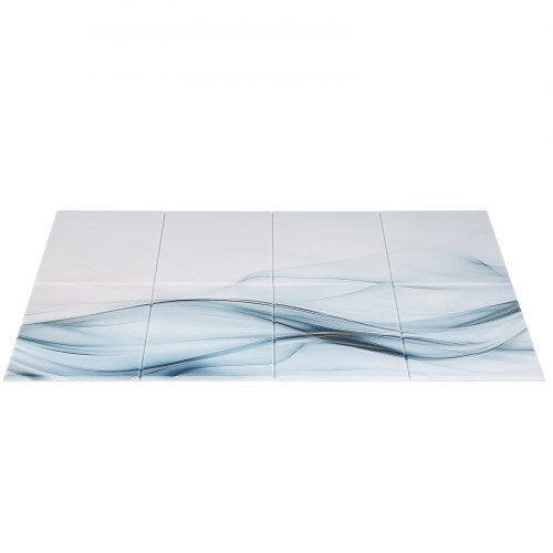 Akustikpanel, Ljuddämpande väggplatta, 120x60x1 cm, Självhäftande, Polyesterfiber