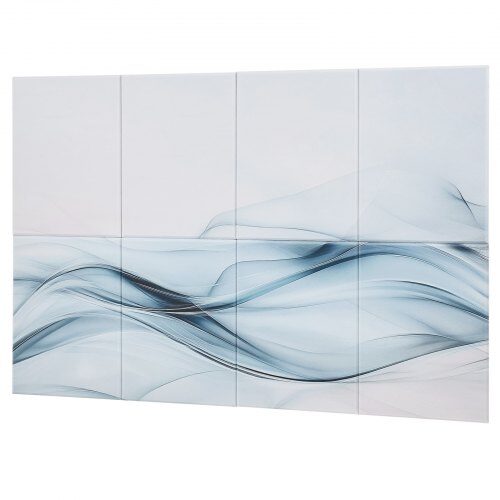 Akustikpanel, Ljuddämpande väggplatta, 120x60x1 cm, Självhäftande, Polyesterfiber