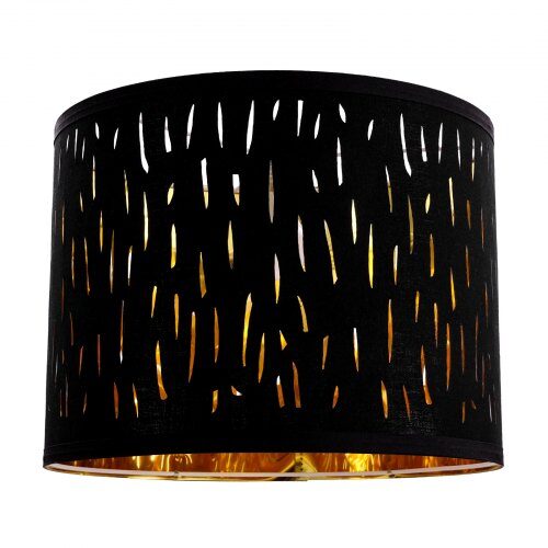 Lampskärm, 33x33x25 cm, Svart, Tyg