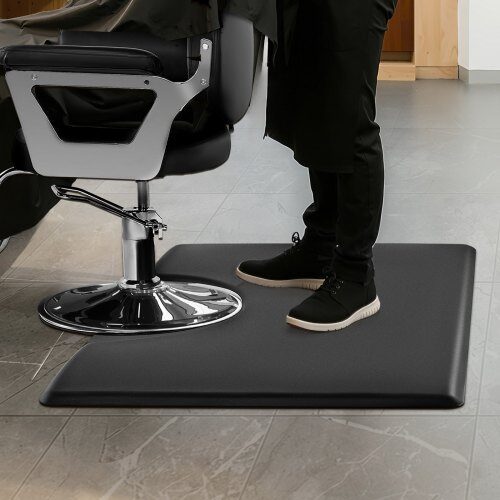 Salonstol måtte, 152,5x91,5x2,3 cm, Sort, Anti-træthed PVC