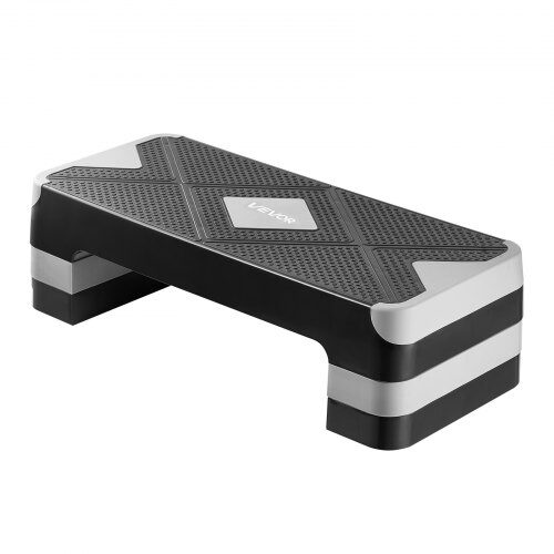 Aerobisk stepbräda 71x26.7 cm höjdjusterbar grå