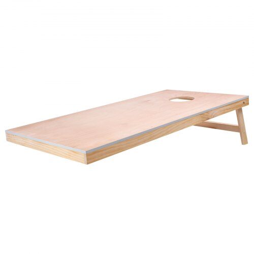 Cornhole-set, 125.5x60x30.2 cm, massivt trä, portabelt spel