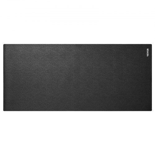 Løbebåndsmåtte, 90x200 cm, Sort, Høj-densitets PVC gulvbeskytter