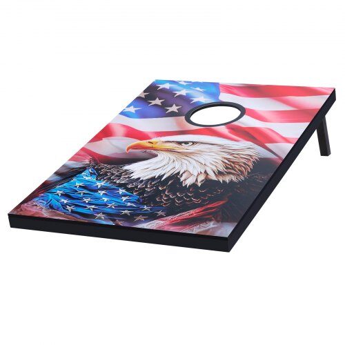 Cornhole-set, 92x60x24,1 cm, MDF-trä, portabelt spel