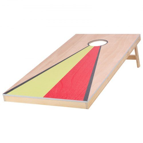 Cornhole-pelisetti, 125.5x60x30.2 cm, massiivipuu, kannettava peli