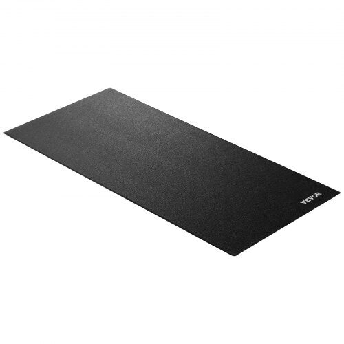 Løbebåndsmåtte, 60x130 cm, Sort, Høj-densitets PVC gulvbeskytter