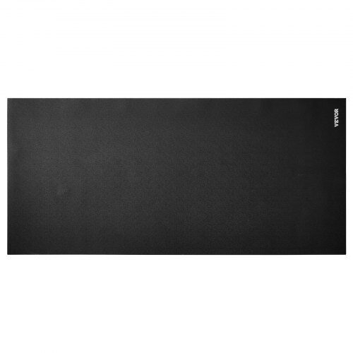 Løbebåndsmåtte, 60x130 cm, Sort, Høj-densitets PVC gulvbeskytter