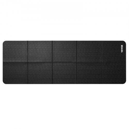 Træningsudstyrsmåtte, 61x173 cm, Sort, Høj-densitet PVC