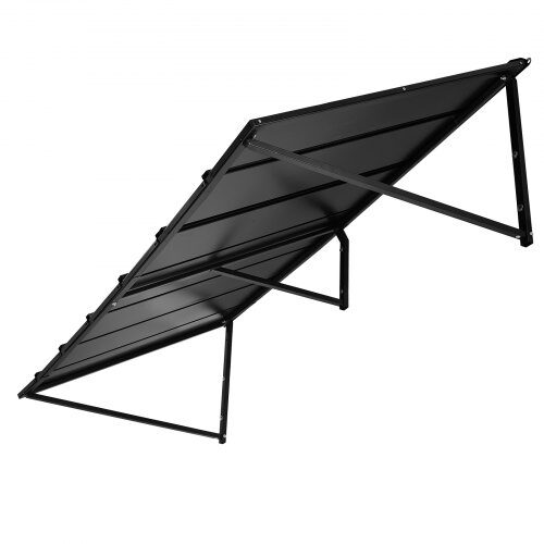 Markis, 203x91x61 cm, Svart, Metall Exteriör