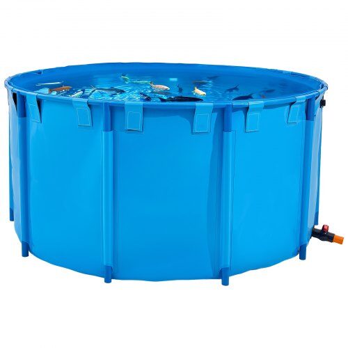 Kalalampi, 200x200x100 cm, sininen, PVC