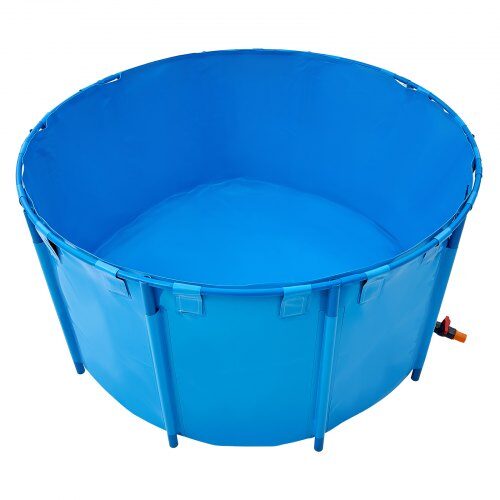 Kalalampi, 200x200x100 cm, sininen, PVC