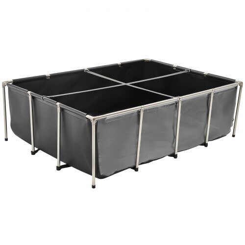 Fiske Dam, 200x140x60 cm, Sort, PVC