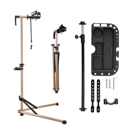 Cykelreparationsstativ, 104x72x159 cm, Justerbar, Stål