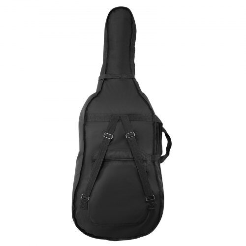 Cello-etui 122x49x15 cm sort, nylon, vandtæt, bærbar