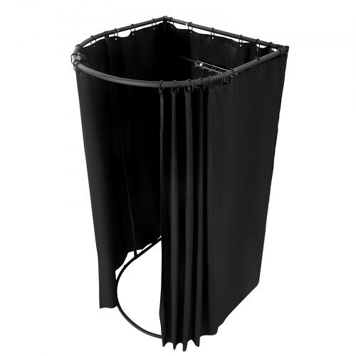 Sovituskoppi 100x95x200 cm musta polyesteri
