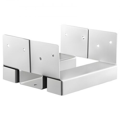Søjlebeslag, 10-pak, 139,5x141,5x80,7 mm, zinkbelagt stål