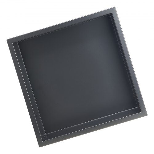 Suihkuhylly, 33x33x10,2 cm, musta, ruostumaton teräs säilytys