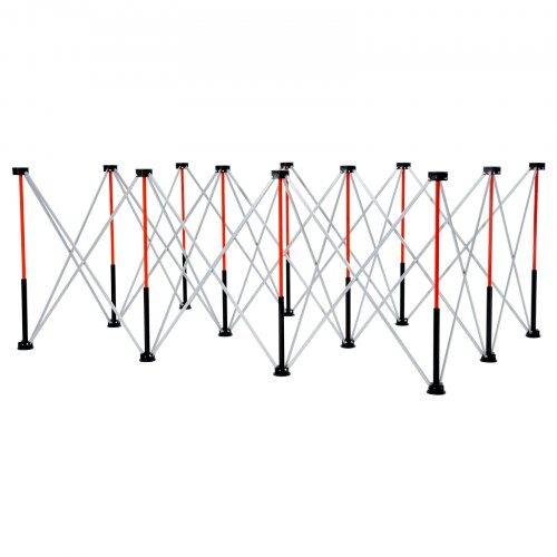 Sammenklappeligt arbejdsbord, 186,5x126,1x73,3 cm, opbevaringstaske, aluminium