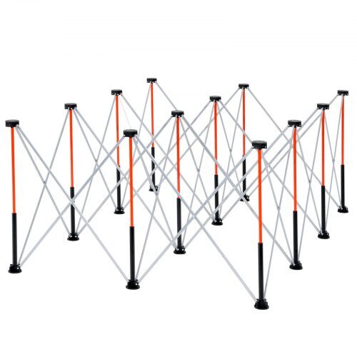 Sammenklappeligt arbejdsbord, 186,5x126,1x73,3 cm, opbevaringstaske, aluminium