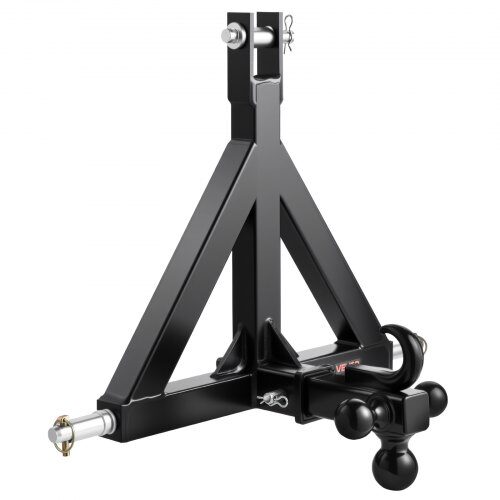 Dragkrokadapter, 53x16.5x5.4 cm, Svart, Kolstål