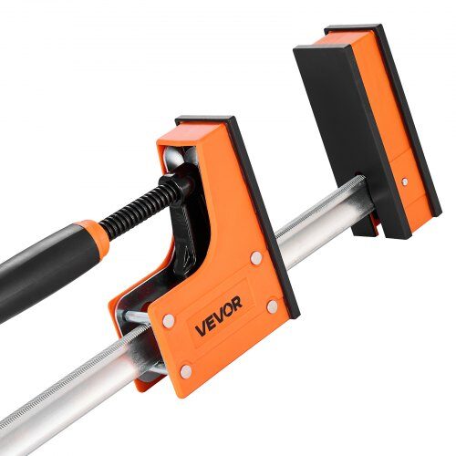 Sæt med stangskruetvinger, 2-pak parallel F-tvinge, 91,4 cm, orange, plast og kulstofstål