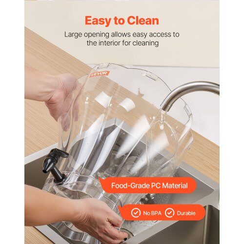 Dryckesdispenser, 35x54 cm, Transparent, Plast