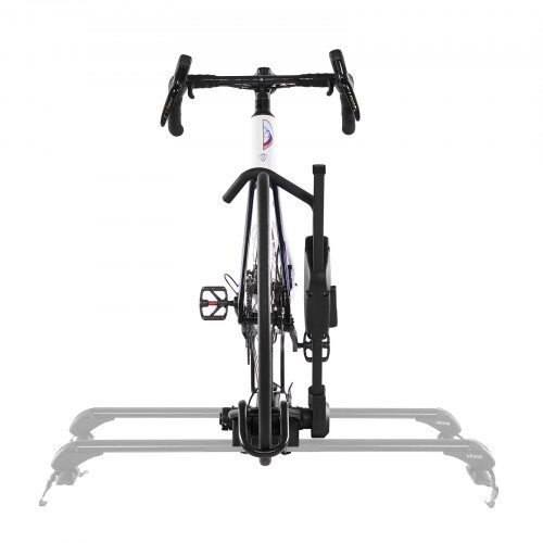 Takcykelhållare, 167x28x103 cm, Svart, Fällbar Aluminium