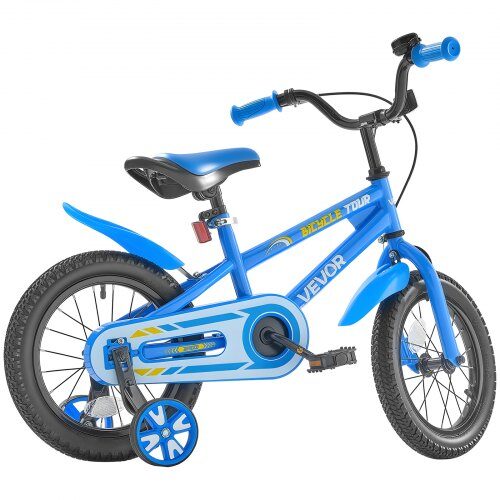 Børnecykel BMX-stil, 105x50x69 cm, Blå, Stål