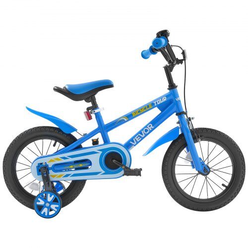 Børnecykel BMX-stil, 105x50x69 cm, Blå, Stål