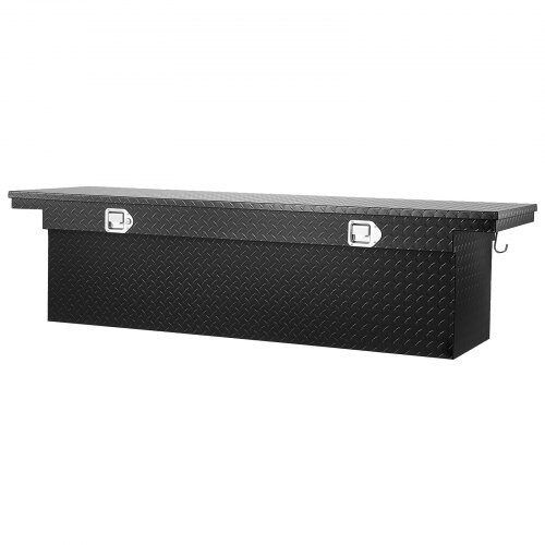Lastbilverktygslåda, 177.1x30.4x36.6 cm, Svart, Aluminium