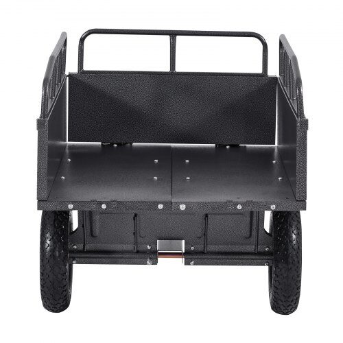 Havevogn, 142x76x70 cm, Stål, Robust trailer til haven