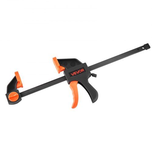 Puristimet, 2 kpl 30,5x18,5x3,1 cm ja 2 kpl 15,2x18,5x3,1 cm, oranssi, muovi ja teräs