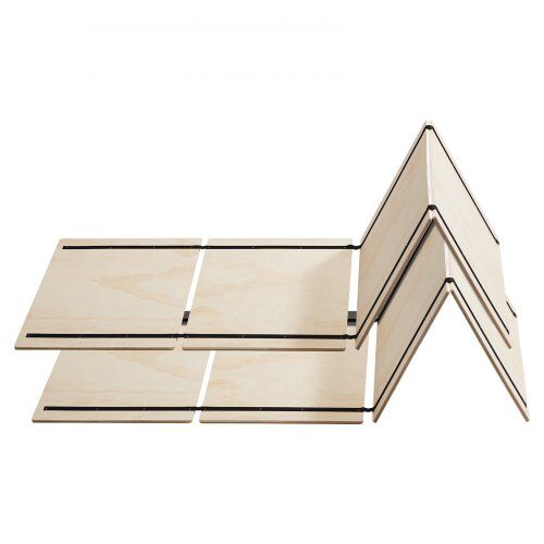 Bunkie Board, 180x130x1 cm, ljusbrun, träbas för madrass